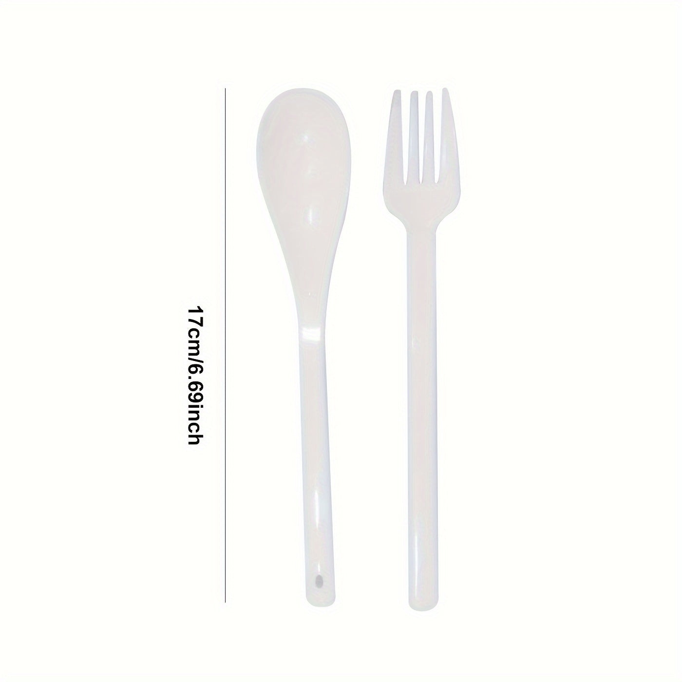 Double Layered Bento Lunch Box with Spoon & Fork, High Capacity Plastic Food Containers, Leakproof, Microwave Safe, Manual, Rectangle, No Electricity Needed,Back to School