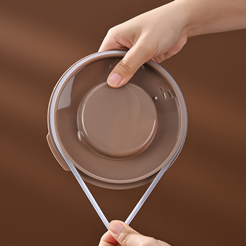 1pc Stainless Steel Microwaveable Lunch Box with Leak-Proof Lid - 304 Stainless, Lightweight & Portable with Handle, Ideal for Office, School, Outdoor Activities, Dishwasher Safe,Back to School