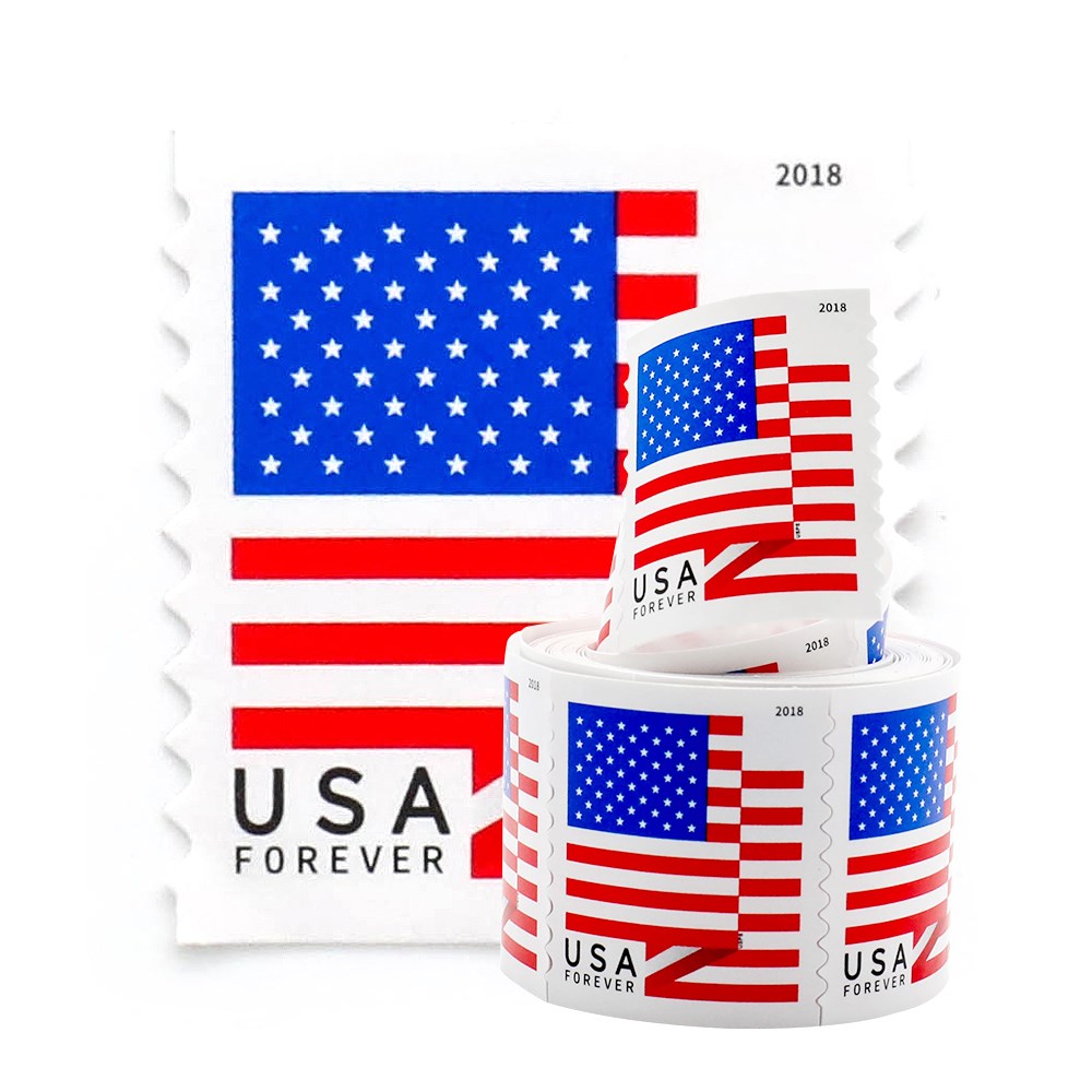2018 U.S Flag Forever Stamps Roll 500pcs